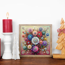 Load image into Gallery viewer, Diamond Painting - Partial Special Shaped - Gemstone Flower (30*30CM)