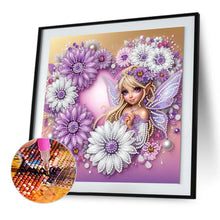 Load image into Gallery viewer, Diamond Painting - Partial Special Shaped - Flower Fairy (30*30CM)