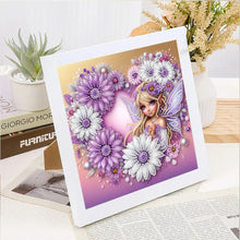Load image into Gallery viewer, Diamond Painting - Partial Special Shaped - Flower Fairy (30*30CM)