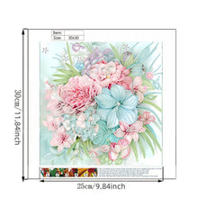 Load image into Gallery viewer, Diamond Painting - Partial Special Shaped - Blooming Flowers (30*30CM)