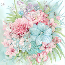 Load image into Gallery viewer, Diamond Painting - Partial Special Shaped - Blooming Flowers (30*30CM)