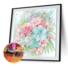 Load image into Gallery viewer, Diamond Painting - Partial Special Shaped - Blooming Flowers (30*30CM)