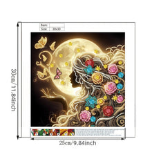 Load image into Gallery viewer, Diamond Painting - Partial Special Shaped - Moonlight Woman (30*30CM)