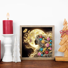 Load image into Gallery viewer, Diamond Painting - Partial Special Shaped - Moonlight Woman (30*30CM)