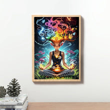 Load image into Gallery viewer, Diamond Painting - Partial Special Shaped - Magic Girl (30*40CM)
