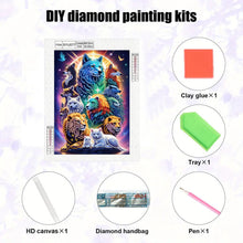 Load image into Gallery viewer, Diamond Painting - Partial Special Shaped - Group Portrait Of Animals (30*40CM)