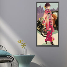 Load image into Gallery viewer, Diamond Painting - Full Round - Japanese Kimono Girl (30*70CM)