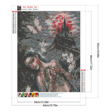 Load image into Gallery viewer, Diamond Painting - Full Round - Horror Girl (40*50CM)