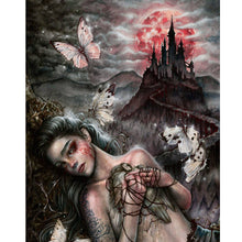 Load image into Gallery viewer, Diamond Painting - Full Round - Horror Girl (40*50CM)