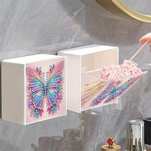 Load image into Gallery viewer, Wall Mounted Butterfly DIY Diamond Painting Storage Box for Art Crafts