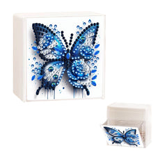 Load image into Gallery viewer, Wall Mounted Butterfly DIY Diamond Painting Storage Box for Art Crafts