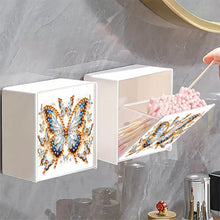 Load image into Gallery viewer, Wall Mounted Butterfly DIY Diamond Painting Storage Box for Art Crafts