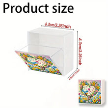 Load image into Gallery viewer, Wall Mounted Love Heart DIY Diamond Painting Storage Box for Art Crafts