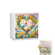 Load image into Gallery viewer, Wall Mounted Love Heart DIY Diamond Painting Storage Box for Art Crafts