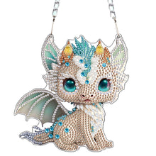 Load image into Gallery viewer, 2Pcs 2D Flat DIY Pterosaur Diamond Painting Pendant Window Hanging Art for Wall