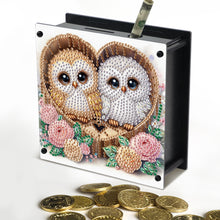 Load image into Gallery viewer, Owl DIY Money Storage Box Diamond Painting Decors for Adults Beginners