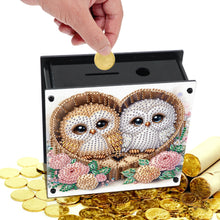 Load image into Gallery viewer, Owl DIY Money Storage Box Diamond Painting Decors for Adults Beginners