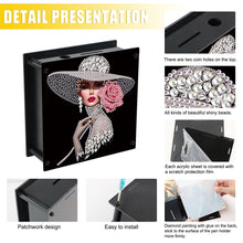 Load image into Gallery viewer, Elegant Lady DIY Money Storage Box Diamond Art Decors for Adults Beginners
