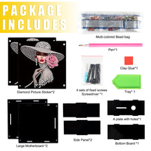 Load image into Gallery viewer, Elegant Lady DIY Money Storage Box Diamond Art Decors for Adults Beginners