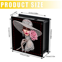 Load image into Gallery viewer, Elegant Lady DIY Money Storage Box Diamond Art Decors for Adults Beginners
