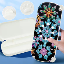 Load image into Gallery viewer, Mandala DIY Diamond Pencil Case Pen Brushes Accessories Travel Pencil Box