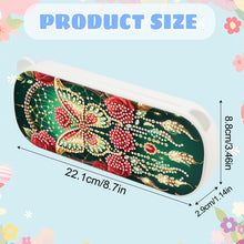 Load image into Gallery viewer, Rose Pattern DIY Diamond Pencil Case Pens Brushes Accessories Travel Pencil Box