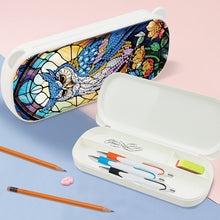Load image into Gallery viewer, Owl Pattern DIY Diamond Pencil Case Pens Brushes Accessories Travel Pencil Box