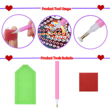 Load image into Gallery viewer, Peacock DIY Diamond Pencil Case Pen Brushes Accessories Travel Pencil Box