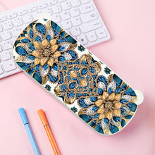 Load image into Gallery viewer, Mandala DIY Diamond Pencil Case Pens Brushes Accessories Travel Pencil Box