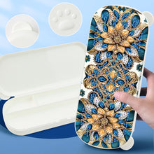 Load image into Gallery viewer, Mandala DIY Diamond Pencil Case Pens Brushes Accessories Travel Pencil Box