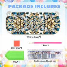 Load image into Gallery viewer, Mandala DIY Diamond Pencil Case Pens Brushes Accessories Travel Pencil Box