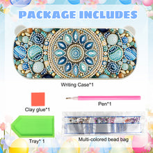 Load image into Gallery viewer, Mandala DIY Diamond Pencil Case Pen Brushes Accessories Travel Pencil Box
