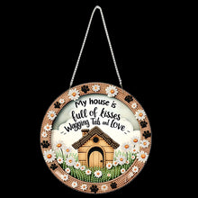 Load image into Gallery viewer, Acrylic 2D Flat Daisy House DIY Hanging Diamond Art Kits Wall Door Decor