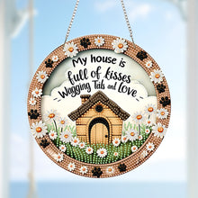 Load image into Gallery viewer, Acrylic 2D Flat Daisy House DIY Hanging Diamond Art Kits Wall Door Decor