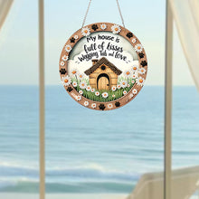 Load image into Gallery viewer, Acrylic 2D Flat Daisy House DIY Hanging Diamond Art Kits Wall Door Decor