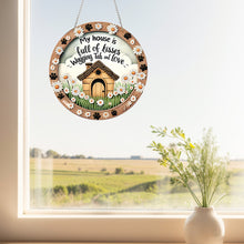 Load image into Gallery viewer, Acrylic 2D Flat Daisy House DIY Hanging Diamond Art Kits Wall Door Decor