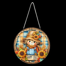 Load image into Gallery viewer, Acrylic 2D Flat Happy Autumn DIY Hanging Diamond Art Kits Wall Door Decor