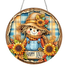 Load image into Gallery viewer, Acrylic 2D Flat Happy Autumn DIY Hanging Diamond Art Kits Wall Door Decor