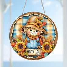 Load image into Gallery viewer, Acrylic 2D Flat Happy Autumn DIY Hanging Diamond Art Kits Wall Door Decor