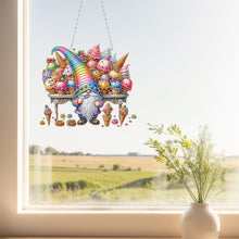 Load image into Gallery viewer, 2D Flat DIY Ice Cream Gnome Diamond Art Pendant Window Hanging Art for Home