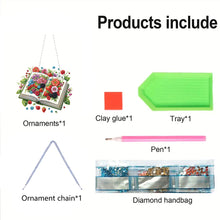 Load image into Gallery viewer, 2D Flat DIY Botanical Books Diamond Art Pendant Window Hanging Art for Home