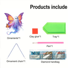 Load image into Gallery viewer, Acrylic Butterfly Ghost 2D Flat DIY Hanging Diamond Art Kits Wall Door Decoratio