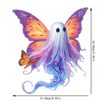 Load image into Gallery viewer, Acrylic Butterfly Ghost 2D Flat DIY Hanging Diamond Art Kits Wall Door Decoratio
