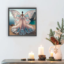 Load image into Gallery viewer, Diamond Painting - Partial Special Shaped - Winged Angel Girl (30*30CM)
