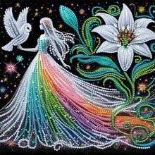 Load image into Gallery viewer, Diamond Painting - Partial Special Shaped - Daisy Girl (30*30CM)