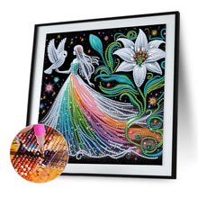 Load image into Gallery viewer, Diamond Painting - Partial Special Shaped - Daisy Girl (30*30CM)