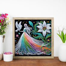 Load image into Gallery viewer, Diamond Painting - Partial Special Shaped - Daisy Girl (30*30CM)