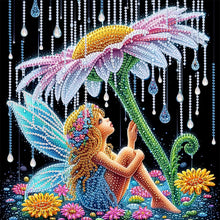 Load image into Gallery viewer, Diamond Painting - Partial Special Shaped - Daisy Elf Girl (30*30CM)