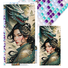 Load image into Gallery viewer, Diamond Painting - Full Round - Girl And Dragon (40*75CM)