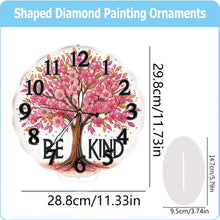 Load image into Gallery viewer, Acrylic Special Shape Tree Of Life Diamond Painting Art Clock Ornaments Kit
